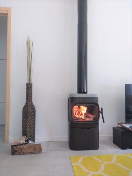 Poêle à bois JOTUL F 105 RB -Dessus en Pierre Ollaire