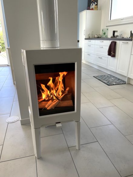 POÊLE A BOIS JOTUL F163 BLANC