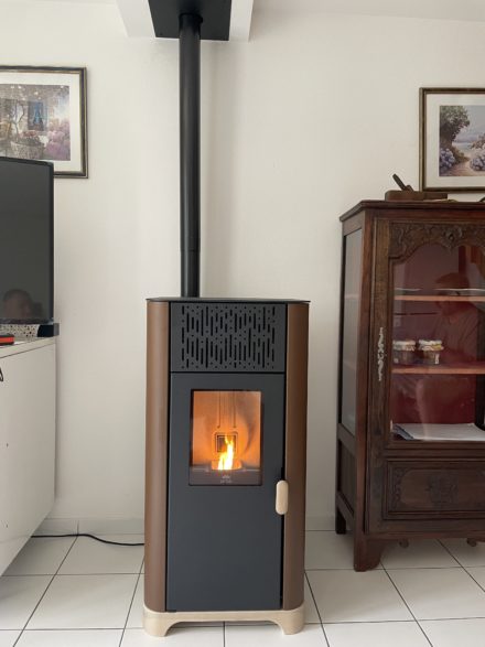 Poêle à granulés Jotul PF733 - Finition Corten