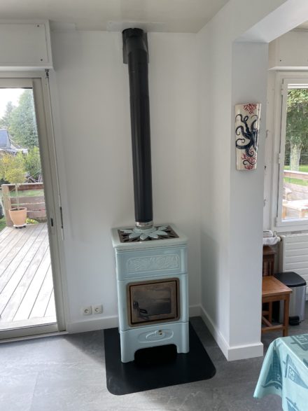 Poêle à bois en céramique La Castellamonte