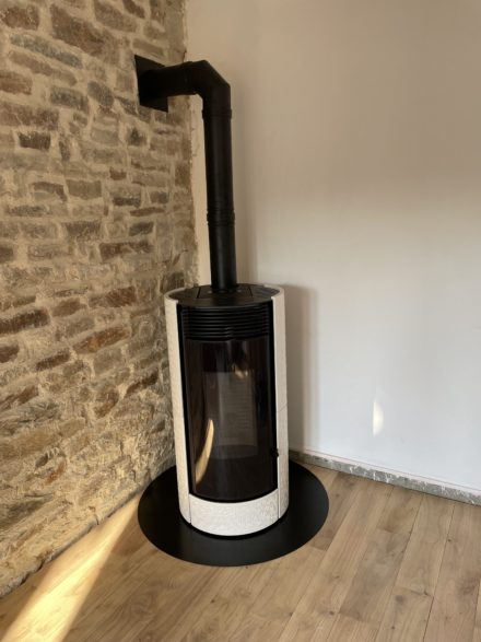 Poêle à granulés CMG - Habillage en céramique